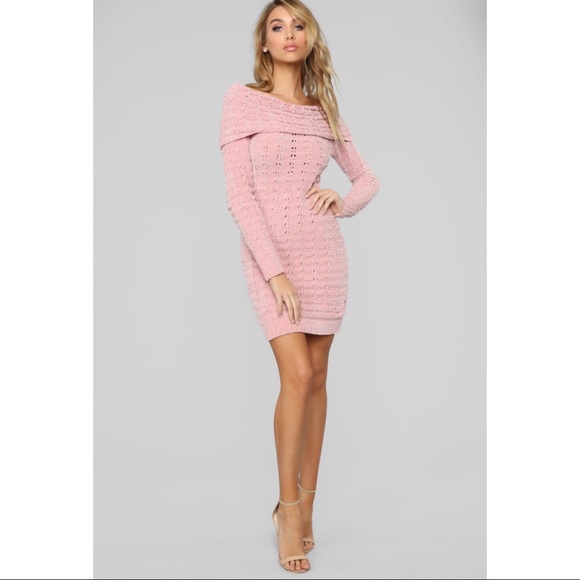 Fashion Nova Dresses & Skirts - Sweater dress- Pink